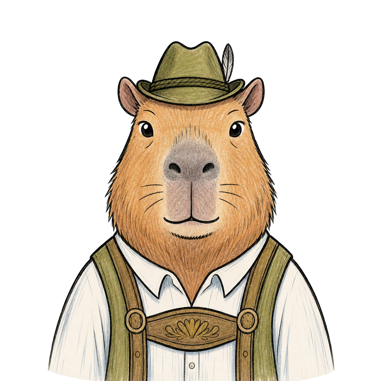 Professor capivara do curso de alemão A1